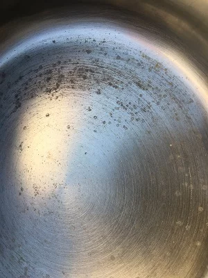 Chalky Residue On Stainless Steel Cookware?